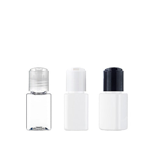 L) プレスキャップボトル(角型) S30ml_PET - YOKIプラザ - 化粧品容器