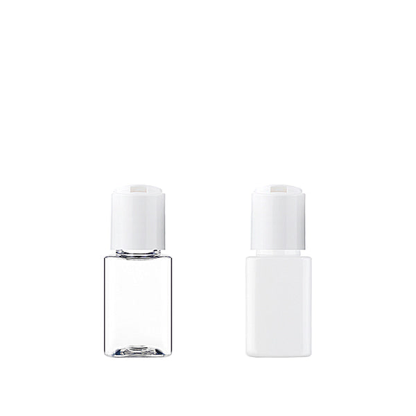 L) プレスキャップボトル(角型) S30ml_PET - YOKIプラザ - 化粧品容器