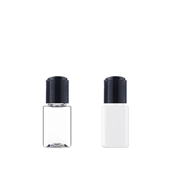 L) プレスキャップボトル(角型) S30ml_PET - YOKIプラザ - 化粧品容器