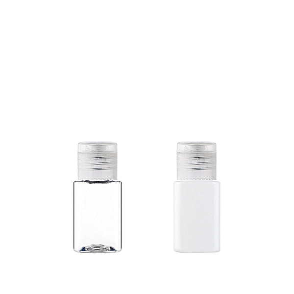 L) ワンタッチキャップボトル(角型) S30ml_PET - YOKIプラザ - 化粧品容器