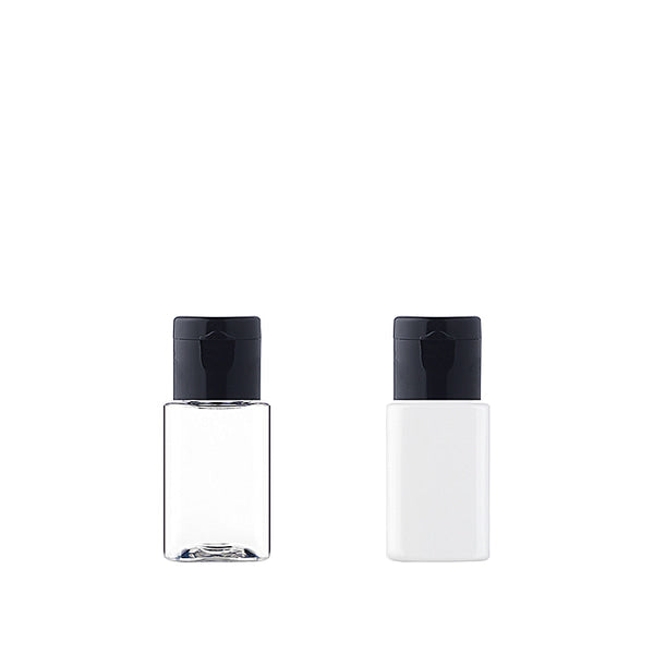 L) ワンタッチキャップボトル(角型) S30ml_PET - YOKIプラザ - 化粧品容器