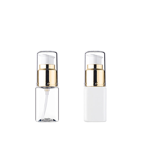 L) 金冠・銀冠ワンドロップポンプ(角型) S30ml_PET - YOKIプラザ - 化粧品容器