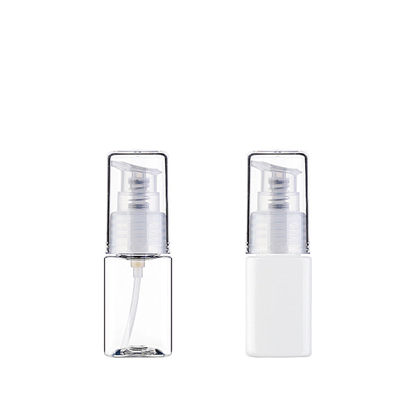 L) オーバーキャップワンドロップポンプ(角型) S30ml_PET - YOKIプラザ - 化粧品容器