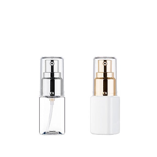 L) フルメタルドロップポンプ(角型) S30ml_PET - YOKIプラザ - 化粧品容器