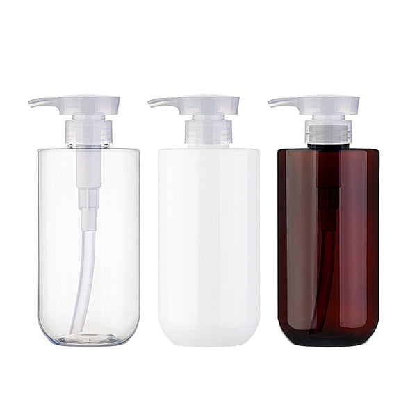 L) ポンプボトル(角張ヘッド) CU500ml_PET - YOKIプラザ - 化粧品容器