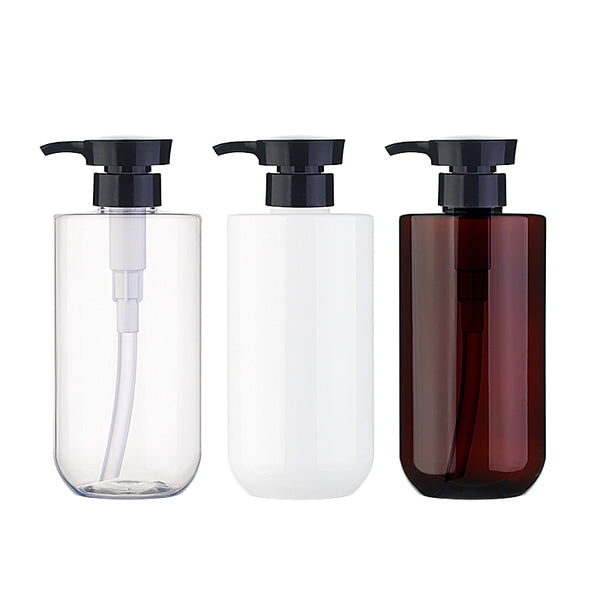 L) ポンプボトル(角張ヘッド) CU500ml_PET - YOKIプラザ - 化粧品容器