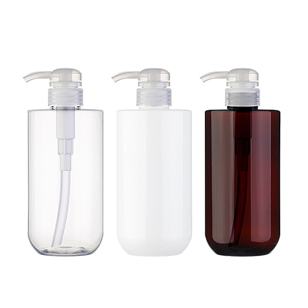 L) ポンプボトル(角丸ヘッド) CU500ml_PET - YOKIプラザ - 化粧品容器