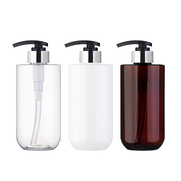 L) 金冠・銀冠ポンプボトル(黒ポンプ) CU500ml_PET - YOKIプラザ - 化粧品容器