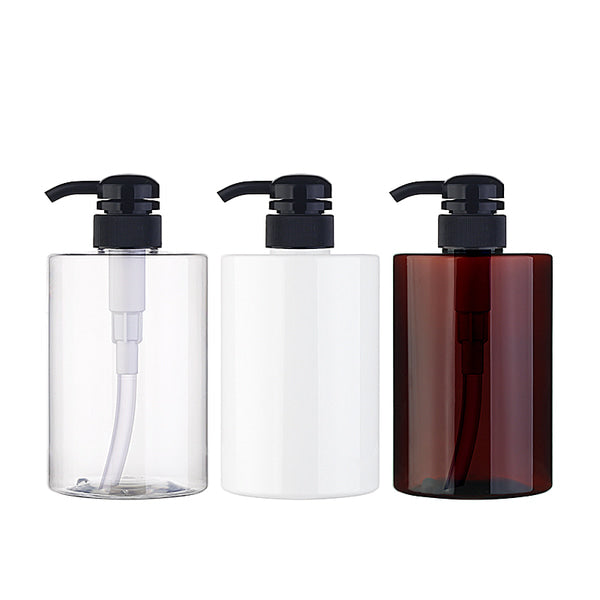 L) ポンプボトル(角丸ヘッド) CS500ml_PET - YOKIプラザ - 化粧品容器
