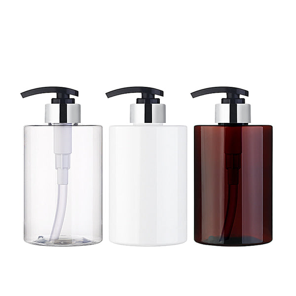 L) 金冠・銀冠ポンプボトル(黒ポンプ) CS500ml_PET - YOKIプラザ - 化粧品容器