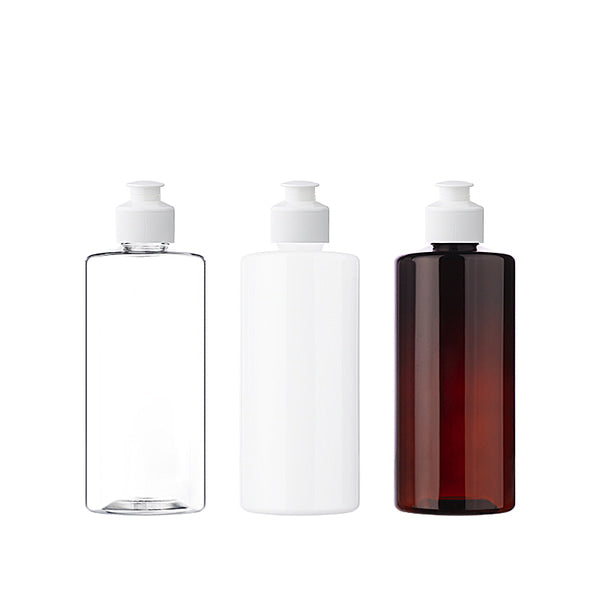 L) ワンタッチキャップボトル(先細) C300ml_PET - YOKIプラザ - 化粧品容器