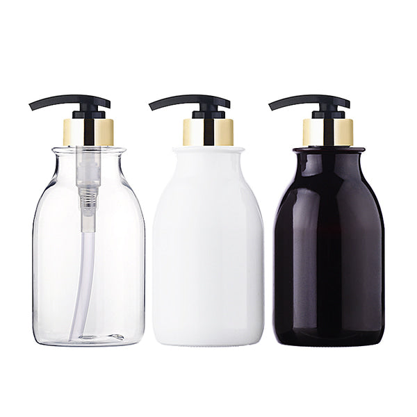 L) 金冠・銀冠ポンプボトル(黒ポンプ) CRS500ml_PET - YOKIプラザ - 化粧品容器