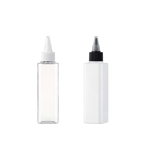 L) トンガリキャップボトル(角型) S150ml_PET - YOKIプラザ - 化粧品容器