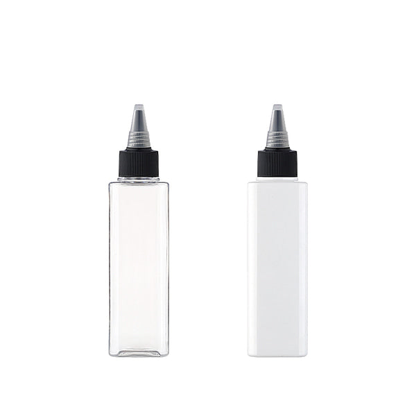 L) トンガリキャップボトル(角型) S150ml_PET - YOKIプラザ - 化粧品容器