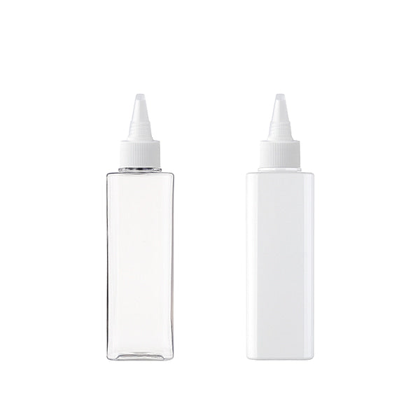 L) トンガリキャップボトル(角型) S200ml_PET - YOKIプラザ - 化粧品容器