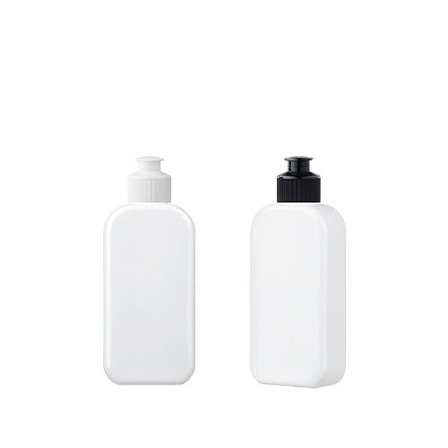 L) ワンタッチキャップボトル(先細・スクエア) SR150ml_PET - YOKIプラザ - 化粧品容器