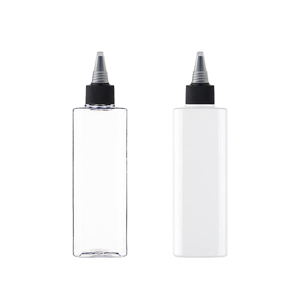 L) トンガリキャップボトル(角型) S300ml_PET - YOKIプラザ - 化粧品容器