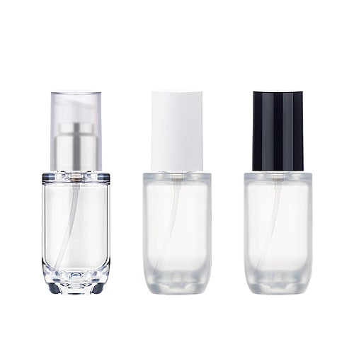 L) 金冠・銀冠ワンドロップポンプ(角張りキャップ) CU30ml_HB - YOKIプラザ - 化粧品容器