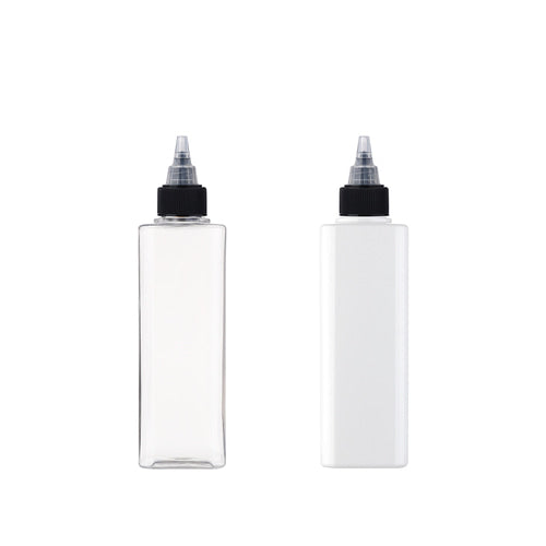 L) トンガリキャップ(蓋一体型-T・角型) S200ml_PET - YOKIプラザ - 化粧品容器