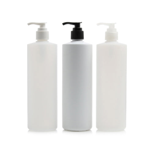 D) ポンプボトル E500ml_PE(半透明) - YOKIプラザ - 化粧品容器