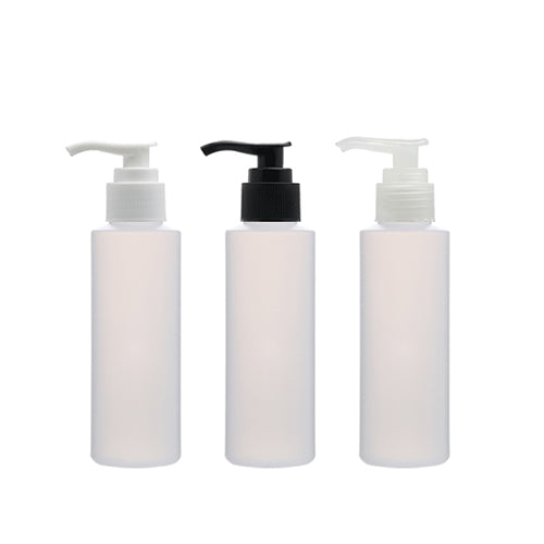 D) ポンプボトル(半透明) E120ml_PE - YOKIプラザ - 化粧品容器
