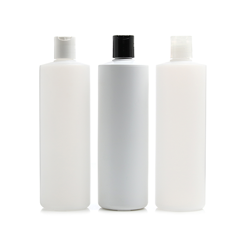 D) プレスキャップボトル(24φ) E500ml_PE(半透明) - YOKIプラザ - 化粧品容器