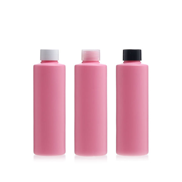 D) スクリューキャップボトル(ピンク) E200ml_PE - YOKIプラザ - 化粧品容器