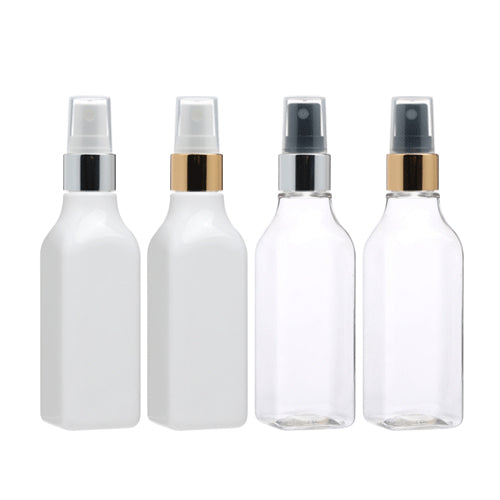 D) 金冠・銀冠フィンガースプレー(角型) N120ml_PET - YOKIプラザ - 化粧品容器