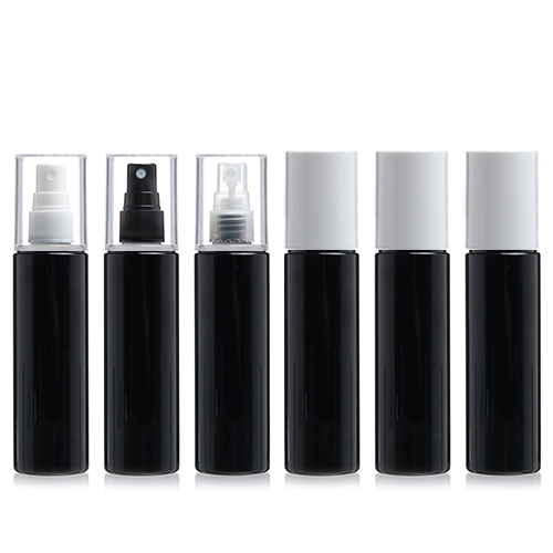 D) オーバーキャップスプレー(黒ボトル) Z100ml_PET - YOKIプラザ - 化粧品容器