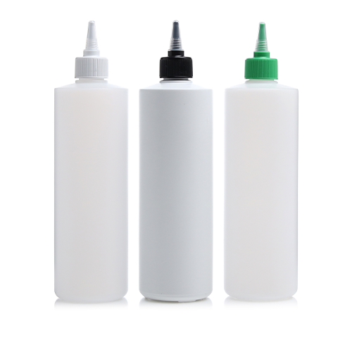 D) トンガリキャップ E500ml_PE(半透明) - YOKIプラザ - 化粧品容器