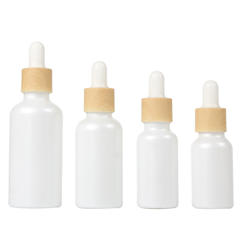 C) ガラススポイトオイル(パールホワイト) 50ml - YOKIプラザ - 化粧品容器