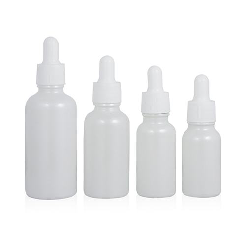 C) ガラススポイトオイル(パールホワイト) 50ml - YOKIプラザ - 化粧品容器