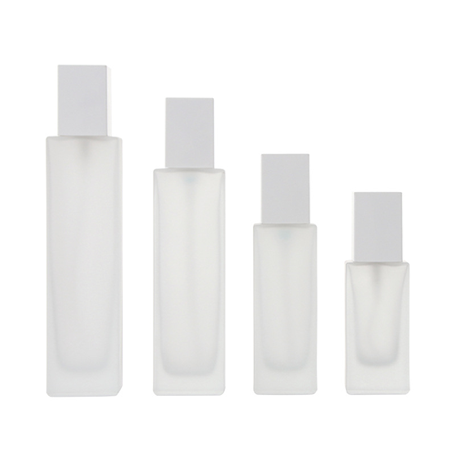 C) ガラススプレー(半透明・角型×角キャップ) 120ml - YOKIプラザ - 化粧品容器