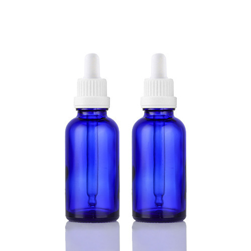 C) ガラス ロック付スポイトオイル(青) 50ml