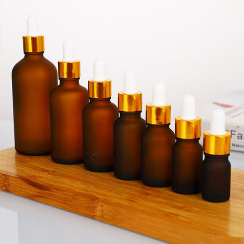 C) ガラススポイトオイル(茶色透明) 30ml