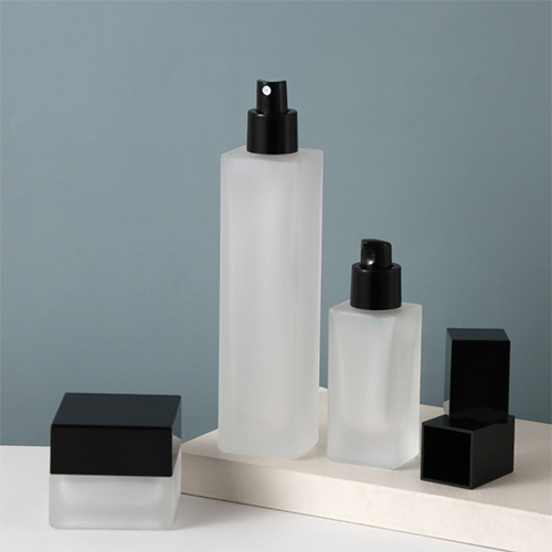 C) ガラススプレー(半透明・角型×角キャップ) 120ml - YOKIプラザ - 化粧品容器