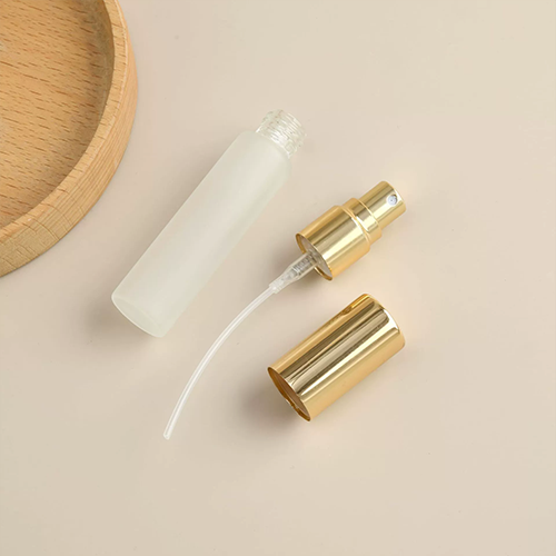 C) アルミキャップガラススプレー(半透明) 10ml