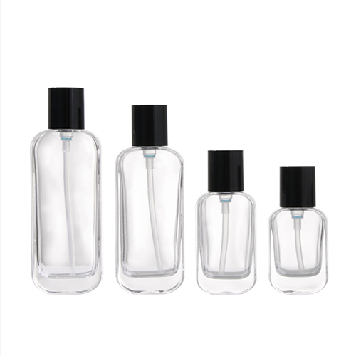 C) ガラスワンドロップポンプ(透明・角丸平角) 120ml - YOKIプラザ - 化粧品容器