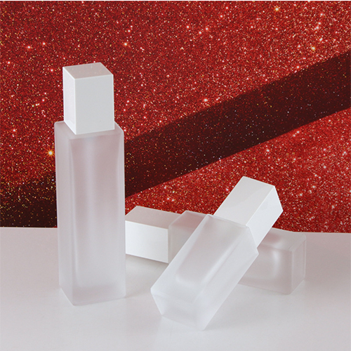 C) ガラススプレー(半透明・角型×角キャップ) 120ml - YOKIプラザ - 化粧品容器