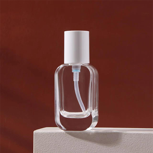 C) ガラスワンドロップポンプ(透明・角丸平角) 120ml - YOKIプラザ - 化粧品容器