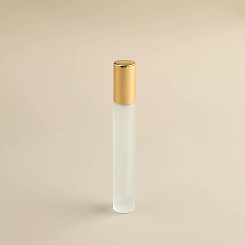 C) アルミキャップガラススプレー(半透明・細長タイプ) 10ml