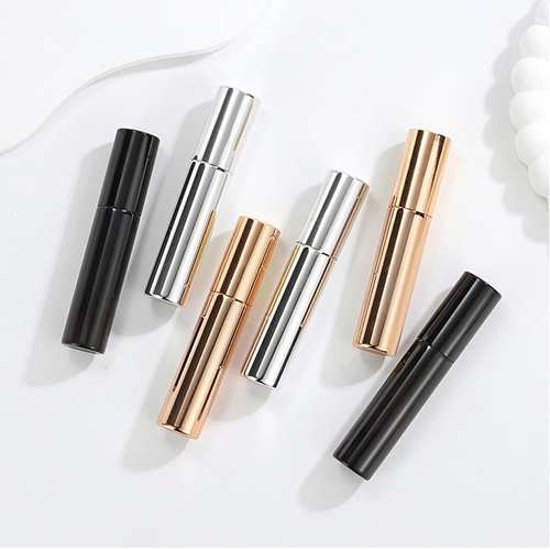 C) アルミオーバーキャップガラススプレー(アルミメッキ容器) 10ml
