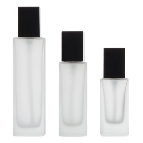 C) ガラススプレー(半透明・角型×角キャップ) 120ml - YOKIプラザ - 化粧品容器