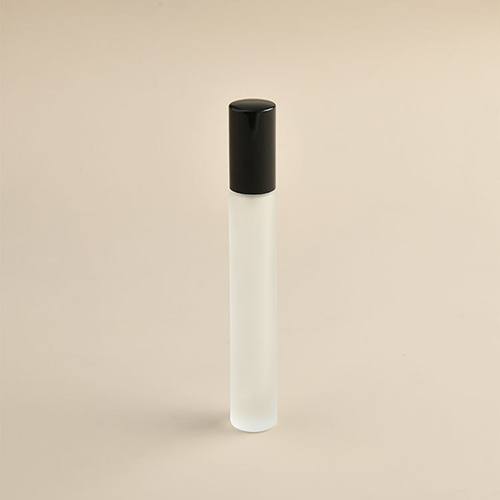 C) アルミキャップガラススプレー(半透明・細長タイプ) 10ml