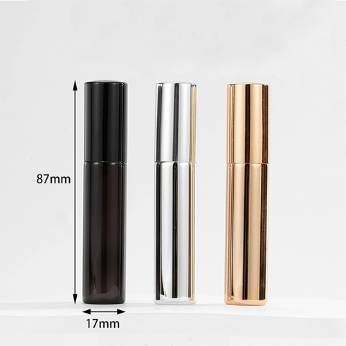 C) アルミオーバーキャップガラススプレー(アルミメッキ容器) 10ml
