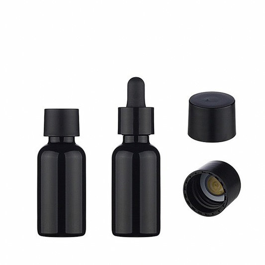 L) ガラス ビタミン用キャップ/スポイト 容器 GRS30ml