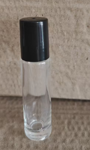 【サンプル注文】C) ガラス ロールオンオイル容器(透明) 10ml他_計6個