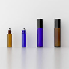 C) ガラス ロールオンオイル容器 L5ml