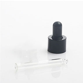C) ガラススポイトオイル(青×ローレット無) 15ml