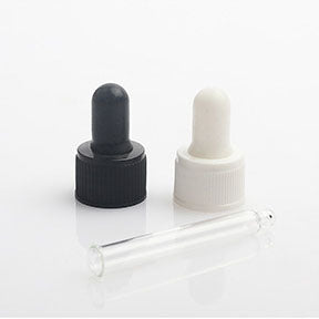 C) ガラススポイトオイル(青×ローレット有) 20ml